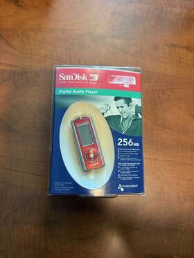 Sandisk Sdmx1-256-a18 Digital Audio Player 256mb Brand New Sealed