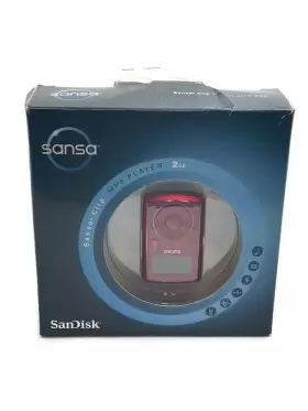 Sdmx11r-2048r-a70d Sandisk Sansa Clip 2gb Digital Media Mp3 Player Red - Needs Battery
