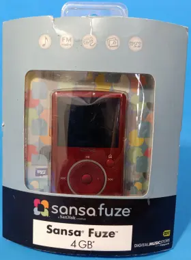 Sdmx14r-004gr-a57b Sandisk Sansa Fuze 4gb Digital Media Player - Mp3 Wma Video Fm