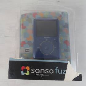 Sandisk Sdmx14r-008gs-a57 Sansa Fuze 4gb Digital Media Mp3 Player Indigo Open Package Microsd Slot