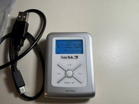 Sandisk Sdmx2-1024-a18 Sdmx2-1024 Sansa E140 1 Gb Digital Audio Player Sd Expansion Tested