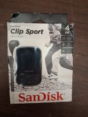 Sdmx24-004g-a46k Sandisk Clip Sport Mp3 Player Black 4gb New Open Box