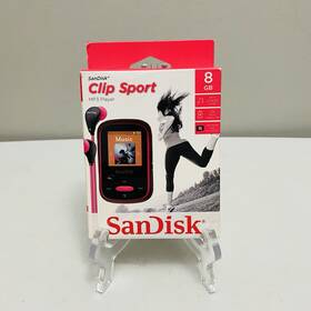 Sandisk Sdmx24-008g-a46pi Clip Sport Mp3 Player 8gb With Lcd Screen Sdmx24-008g-a46p Black/pink