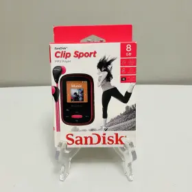Sdmx24-008g-a46pi Sandisk Clip Sport Mp3 Player 8gb With Lcd Screen Sdmx24-008g-a46p Black/pink