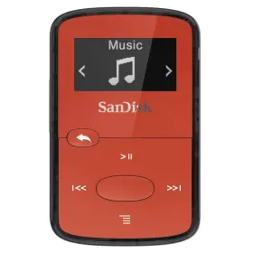 Sdmx26-008g-g46r-cr Sandisk 8gb Clip Jam Mp3 Player Red Sdmx26-008g-g46r Used Rfb