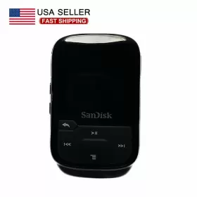 Sdmx28-016g-g46k Sandisk 16gb Clip Sport Plus Wearable Mp3 Player Sdmx28016gg46k Black Usa