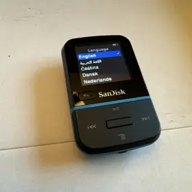 Sdmx30032gg46r Sandisk Clip Sport Go 32gb Wearable Mp3 Player - Blue