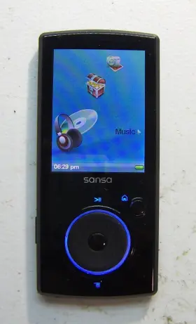 Sdmx4-6144-a10 Sandisk Sansa View 8gb Digital Media Mp3 Player Black. Works Great Good Cond