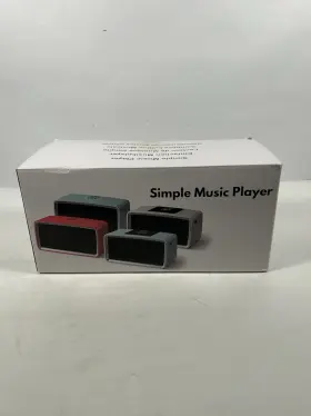 Savvybloom 313038032036 Simple Music Player For Seniors Audiobook Easy To Use With Large Button