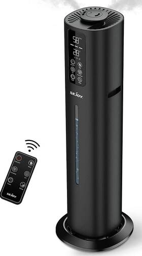 Sejoy Asn13-bla-us 8l Cool Mist Ultrasonic Humidifier Essential Oil Large Room Remote Control