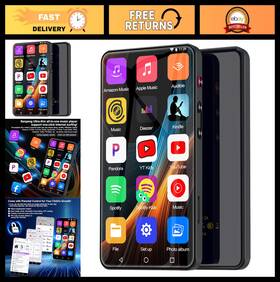 Senpeng M400-144blc 144gb Bluetooth Wifi Mp3 Player 4 Inch Touch Screen Music For Kids Black