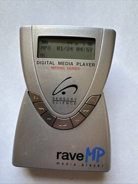 Sensory Science Mp2000 1999 Rave Mp Mp3 Media Player Working Unit Only