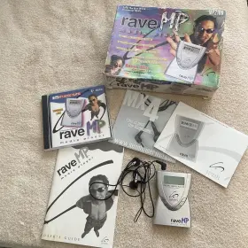 Mp2100 Sensory Science 1999 Rave Mp Mp3 Media Player Box And Guide Rare Find