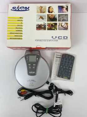 Sg-880 Sign Sg-800 Portable Personal Vcd Cd Mp3 Player Dvcd Power Cord Replaced