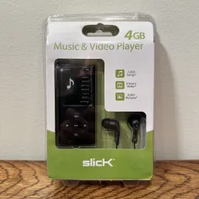 Slick 680079841836 New Sealed 4 Gb Music And Video Player - Portable Retro Mp3 Mp4