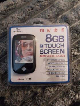 Sly Electronics 875690005945 8 Gb Video Mp3 Player With Recorder 3-inch Touchscreen