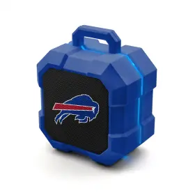 Nfl-btx2-bls Soar B07svj6hq3 Nfl Shockbox Led Wireless Bluetooth Speaker Buffalo Bills