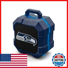 B07swn6kgj Soar Nfl Shockbox Led Bluetooth Speaker - Water Resistant Ipx4 5.0 Blu