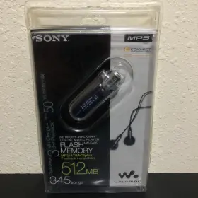 Nw-e405 Sony 027242673540 Walkman Mp3 Digital Music Player Ocean Blue New Sealed Vintage Rare