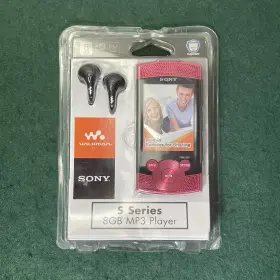 Nwz-s544 Sony 027242778856 Walkman S Series 8gb Red Mp3 Digital Media Player New