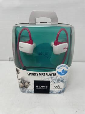 Sony 027242864047 New Nwz-w273s 4gb Waterproof Walkman Sports Swimming Mp3 Player Pink Rare