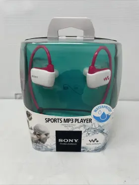 Nwz-w273s Sony 027242864047 New 4gb Waterproof Walkman Sports Swimming Mp3 Player Pink Rare