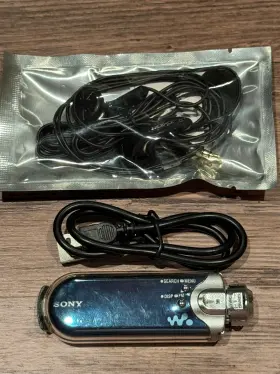 Nw-e505 Sony #1034791 Blue Network Walkman 512mb Digital Music Mp3 Player