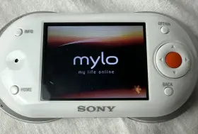 Com-1 Sony Tested Working Mylo Com1 Instant Messaging Battery Holds Charge Memory Card