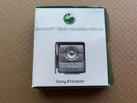 Hbm-30 Sony Ericsson Bluetooth Music Handsfree Digital Mp3 Player Complete