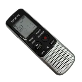 Icd-bx140 Sony Digital Voice Recorder Silver Black Tested Working