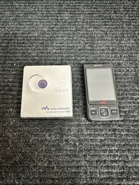 Sony Mz-e707 Lot Of 2 Walkman Md Me-e707 And Digital Media Player Untested Parts