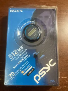 Nw-e105 Sony Nw-105 Walkman Blue 512 Mb Digital Media Player Brand New Sealed