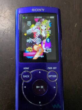 Sony Nw-764 Walkman Nw-s764 8gb Digital Mp3 Player Purple New Battery