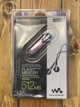 Sony Nw-e505/pc Walkman 512 Mb Digital Music Player Mp3 Pink Brand New Sealed