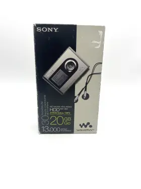 Nw-hd3 Sony Nw-hd3/s 2004 Network Walkman 20gb Digital Mp3 Player - Silver