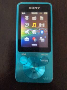 Sony Nw-s14 Walkman Blue 8gb Mp3 Bluetooth Audio Player