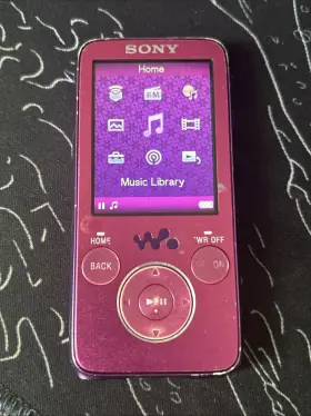Nw-s636f Sony Nw-s638f Walkman 4gb Mp3 Digital Player Pink Tested And Working