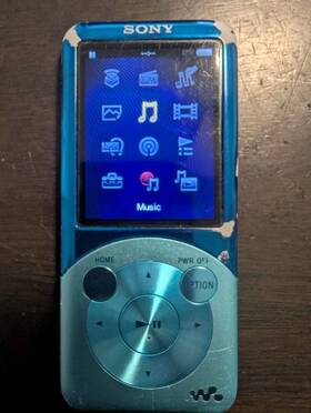 Sony Nw-s754 Walkman Teal Blue 8gb Digital Mp3 Player