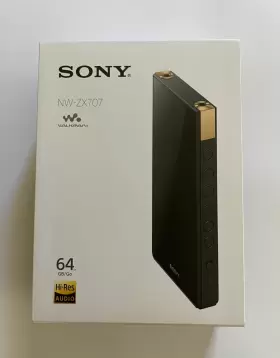 Nw-zx707 Sony Hi-res 64gb Digital Audio Player Black In Original Retail Box