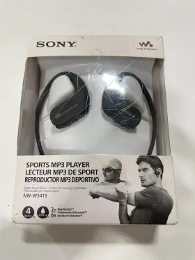 Nwws413bm Sony Nw-ws413 4gb Waterproof Walkman Sports Swimming Mp3 Player