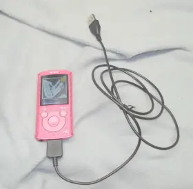 Nwz-e463 Sony Nwz-463 Walkman Digital Music Player Pink With Power Cord Tested And Working