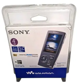 Nwz-a816 Sony Nwz-a815/bcc 8 Gb Walkman Digital Media Player Black 2 Inch Video Screen Mp3 Mp4