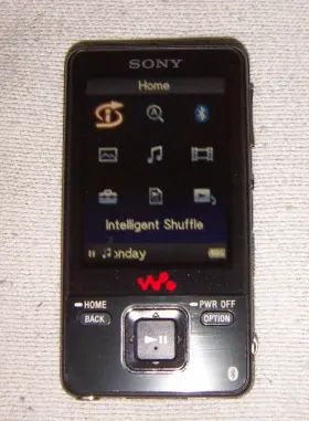 Nwz-a828 Sony Walkman 8gb Digital Media Mp3 Player Black. With Bluetooth