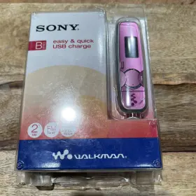 Nwz-b133f Sony Walkman Digital Music Player With Fm Tuner Usb-pink 2008