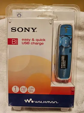 Nwz-b133flcc Sony Walkman Digital Music Player With Fm Tuner Usb New Blue