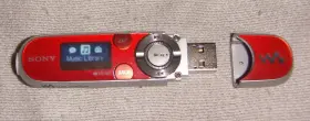 Nwz-b142 Sony 2gb Digital Media Mp3 Player Orange. Works Great Good Condition