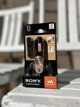 Nwz-b162f Sony Walkman B Series 2gb Mp3 Black Rec And Play Fm Wearable Tourists N