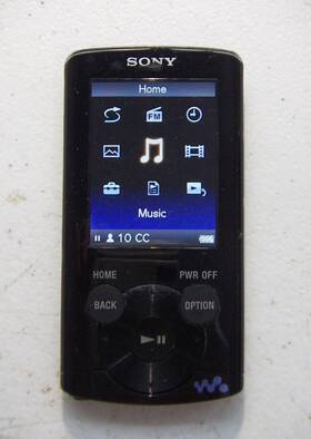 Sony Nwz-e365 Walkman 16gb Digital Media Mp3 Player Black. Works Bad Hold