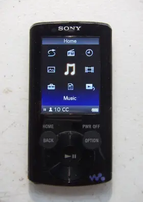 Nwz-e365 Sony Walkman 16gb Digital Media Mp3 Player Black. Works Bad Hold