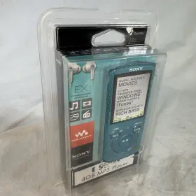Nwz-e463blue Sony E Series 4gb Mp3 Player Nwz-e463 Rare Blue Walkman New Factory Sealed